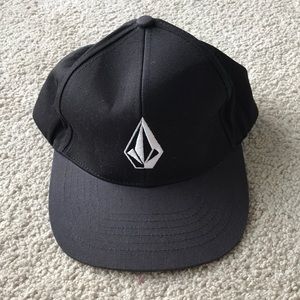 Volcom baseball hat men’s black logo SnapBack